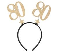 SANTEX 6824-80, Serre-tête Âge pailleté 80 Ans