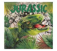 SANTEX 7287-99, Sachet de 20 Serviettes Dinosaure T-Rex en Papier