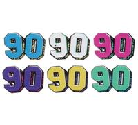 SANTEX 7294-99, Sachet de 12 Confettis 90'S années 90