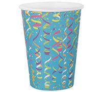 SANTEX 7359-99, Sachet de 10 Gobelets Carnaval Multicolores