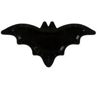 SANTEX 7822-11, Sachet de 10 Assiettes Carton Chauves-Souris Halloween