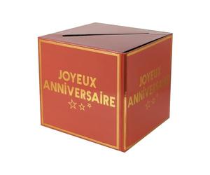 SANTEX 7987-112, Tirelire Anniversaire Star d'un Jour, Terracotta