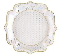 SANTEX 8013-99, Sachet de 10 Assiettes Baptême