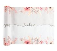 Santex Chemin de table « Bonheur floral » Champêtre 28 cm x 3 m Multicolore REF 8327