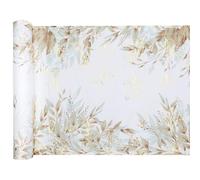 SANTEX 8424-26-30, Chemin de Table Feuillage Naturel 3m, Ivoire