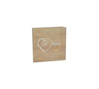 SANTEX 8494-26, Livre d'or Mariage Coeurs Naturel