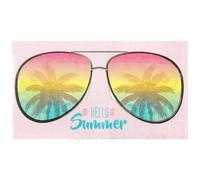 SANTEX 8528-99, Sachet de 20 Grandes Serviettes Hello Summer Pastel Rectangles