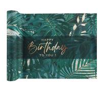 SANTEX 8529-10-30, Chemin de Table Anniversaire Birthday Jungle 3m