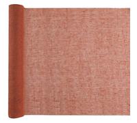 SANTEX 8553-112-30, Chemin de Table Naturel Coton 36cmx5m, Terracotta