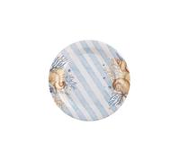 SANTEX 8892-99 Paquet de 10 Assiettes Coquillages 22 5cm