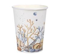 Santex 8893-99, Lot de 10 Gobelets Coquillages 25cl