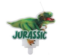 Santex Bougie Anniversaire Dinosaure 7.5x6cm Multicolore
