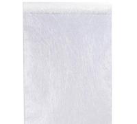 Santex Chemin de Table Fanon 30cm. - Rouleau de 5m. - Blanc