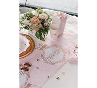 Santex Chemin DE Table INTISSÉ Princesse 30CMX3M Rose