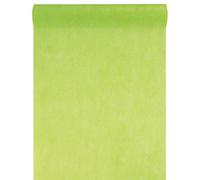 Chemin De Table Uni En Tissu Non Tisse Vert Amande G
