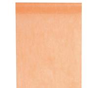 Santex Chemin de table unicolore non tissé Élégance 0,3 x 10 m saumon