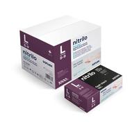 Santex Gant nitrile S/poudre noire T/grand G