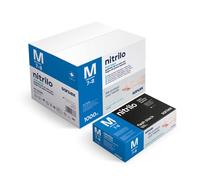 Santex GANTS NITRILE NOIR SANS POUDRE - Taille M