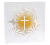 Santex – Livre d'or cérémonie religieuse 24 cm blanc/or