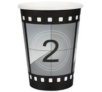 Santex Lot de 10 Gobelets The Cinema Noirs 25cl