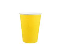 Santex mariage - 10 GOBELETS Carton Bio 25CL Jaune