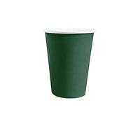 Santex mariage - 10 GOBELETS Carton Bio 25CL Vert FONÇÉ