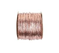 Santex mariage Bobine 20M Cordon armé métallisé, Rose Gold