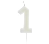 Santex mariage Bougie Phosphorescente, Chiffre 1