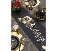 Santex mariage Chemin de Table Disque d'or métallisé