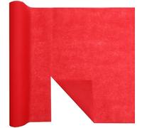 Santex mariage Chemin de Table Harmony 3 en 1 prédécoupé 4m80, Rouge