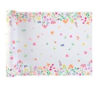 Santex mariage - Chemin DE Table Printemps Fleuri 28CMX2.5M Blanc
