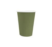 Santex mariage Générique - 10 GOBELETS Carton Bio 25CL Vert Olive