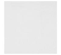 Santex mariage Lot de 25 Petites Serviettes Cocktail 20x21cm, Blanc