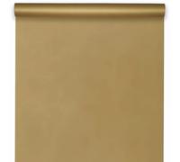 Santex mariage Nappe Rouleau Harmony intissé Opaque 10m, Or Mat