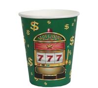 Santex mariage Sachet de 10 GOBELETS Casino