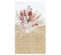 Santex mariage Sachet de 20 Serviettes Rectangles Romance Champêtre en Papier