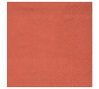Santex mariage Sachet de 25 Serviettes en Papier éco 33 x 33 cm, Terracotta