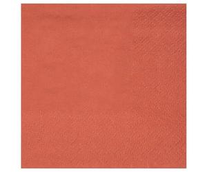 Santex mariage Sachet de 25 Serviettes en Papier éco 33 x 33 cm, Terracotta