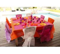 Santex Nappe Rectangulaire Non-Tissé 3m x 1.5m Lilas - Mariage
