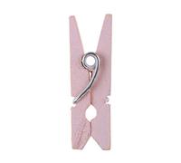 Santex Pince à linge Rose x24 - Bois - Style bois - 24 pièces