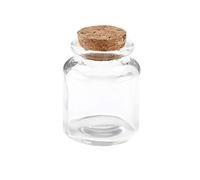Santex Pot de pharmacie en verre avec bouchon Ø5 cm 6 cm transparent