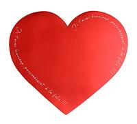 Santex - Set DE Table Carton C UR Amour 33CM Rouge