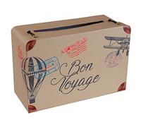 urne tirelire bon voyage 24x16x10cm multicolore - chalayer 000738400000099 Jaune G