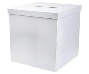 SANTEX Urne Tirelire des mariés neutre blanc