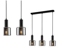 SANTIA PND-65342-3-BK+SG Lampe suspendue Italux