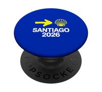 Santiago 2026 Buen Camino Coquille Saint-Jacques Flèche PopSockets PopGrip Adhésif