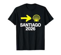 Santiago 2026 Buen Camino Coquille Saint-Jacques Flèche T-Shirt
