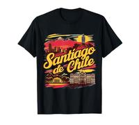 Santiago du Chili Costume chilien Vacances Chili T-Shirt