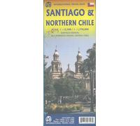 ITM Carte de voyage Chili Nord 1:1 770 000 et plan de Santiago 1:12 500