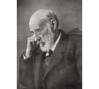 Santiago Ram n y Cajal 1852 - 1934. Neuroscientifique et pathologiste espagnol. Après une photographie de Jos Luis Demar _a L pez (1870 - 1936). De La Esfera publié en 1921. Poster imprimé par Ken